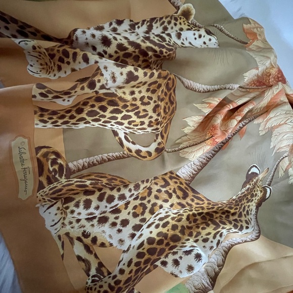 Salvatore Ferragamo Leopard Silk Scarf - Picture 5 of 14